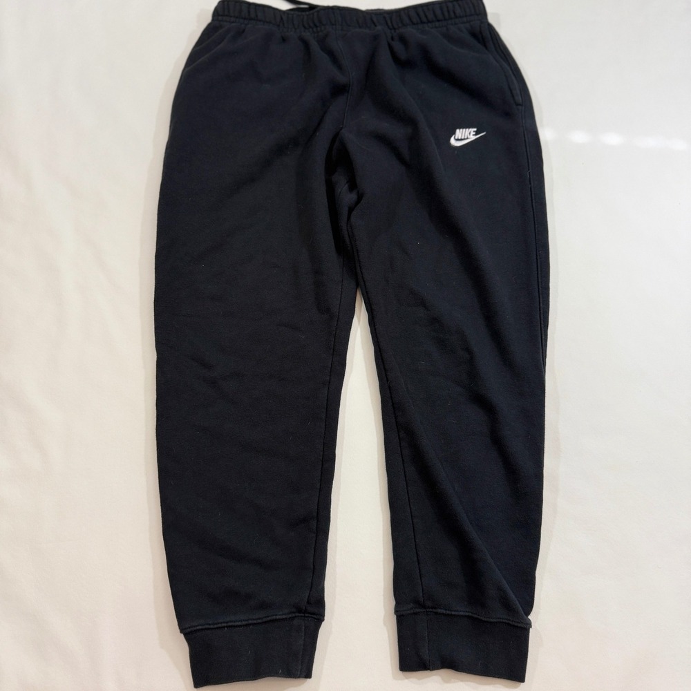 Nike Joggers Men XL Black Club Fleece Sweatpants BV2671-010